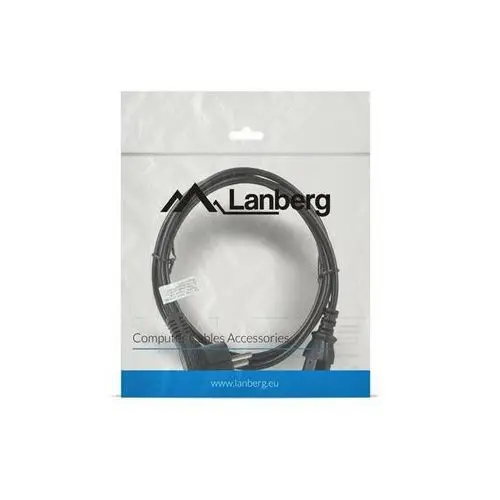 Lanberg Kabel zasilający CEE 7/7 - IEC 320 C13 1.8M czarny