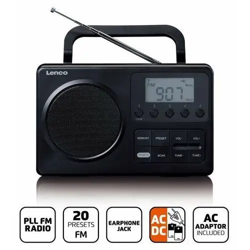 Lenco MPR-035 - Radio FM z cyfrowym tunerem