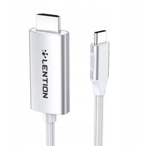 Lention Kabel Adapter Usb-c Do Hdmi 2.0 Przewód 3m 4K60HZ 1GBPS Ultra Hd