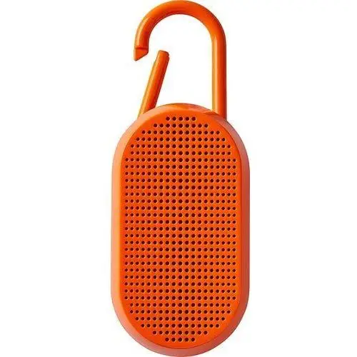 Głośnik mino t pomarańczowy wodoodporny z haczykiem i podstawką Lexon