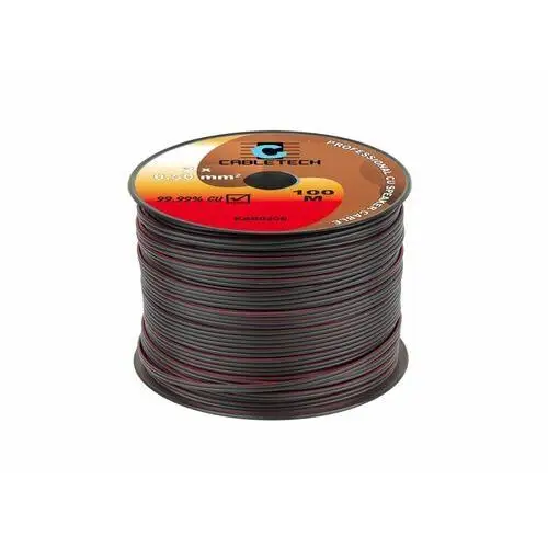 Kabel głośnikowy 0,5mm czarny Lexton