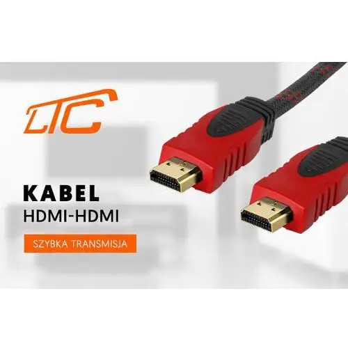 Kabel hdmi-hdmi 5m czerwony Lexton