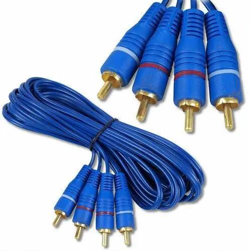 Kabel połączeniowy audio cinch 2xrca - 2xrca 5m Lexton