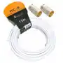 Libox kabel antenowy rg6 15m pcc15 +2x wtyk tpu f 6,8mm lb0104 Sklep on-line