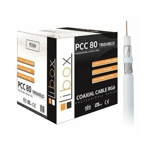 Kabel koncentryczny PCC80 trishield LIBOX /rolka - 300m