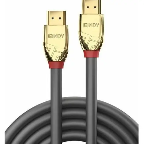 Kabel HDMI 2.0 LINDY High Speed M/M 5m szary/gold