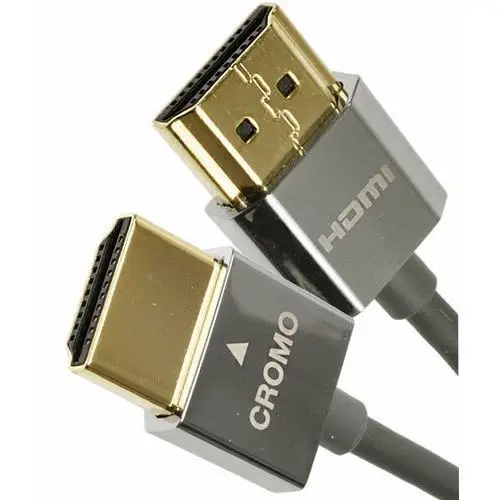Kabel (przewód) HDMI Cromo Slim Lindy 41669 - 0.3m: Kolor - 0,3m