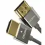 Kabel (przewód) HDMI Cromo Slim Lindy 41669 - 0.3m: Kolor - 0,3m Sklep on-line