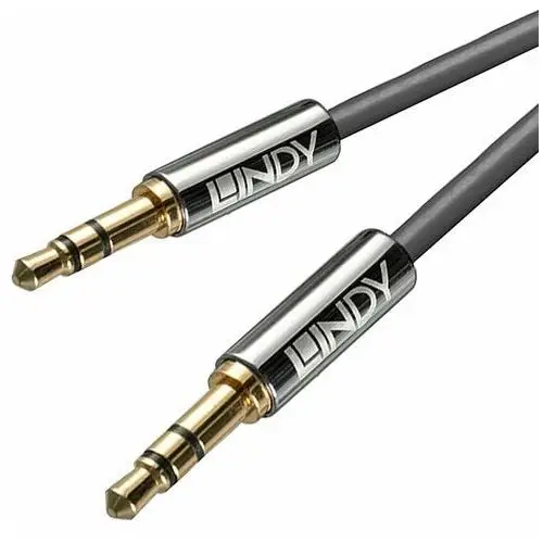 Kabel stereo mini jack 3.5 mm cromo 35321, 1 m Lindy