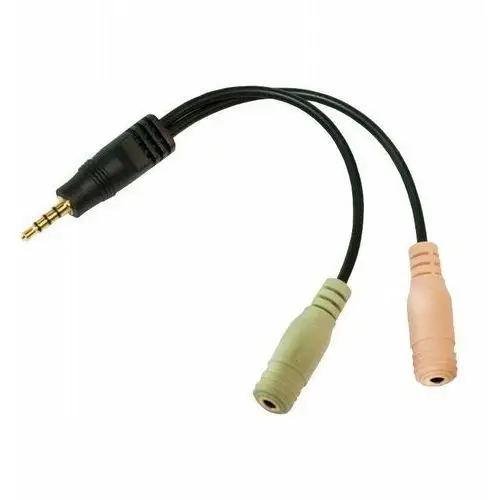 Adapter audio stereo ca0021 3,5mm jack (m) > 2x 3,5mm jack (f) Logilink