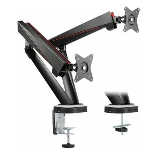 Logilink | Desk Mount | Tilt, swivel, level adjustment, rotate | 17-32 '' | Maximum weight (capacity) 8 kg | Black/Red