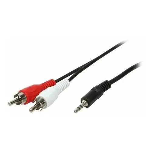 Kabel 3.5 mm minijack - 2 x rca ca1043, 5 m Logilink