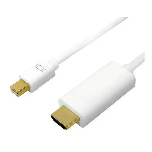 Kabel adapter cv0123 mini displayport 1.2 - hdmi, 4k, biały, 2m Logilink