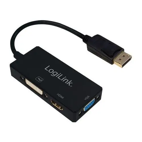 LogiLink Kabel adapter display port do DVI/HDMI/VGA, 4K, 1_627210