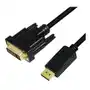 LogiLink Kabel DisplayPort 1.2 do DVI 24+1, 1m, Czarny, 9_48377 Sklep on-line