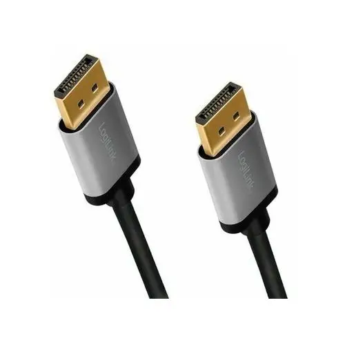 LogiLink Kabel DisplayPort 4K/60 Hz,DP/M do DP/M aluminiowy 1m