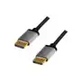 LogiLink Kabel DisplayPort 4K/60 Hz,DP/M do DP/M aluminium 2m Sklep on-line