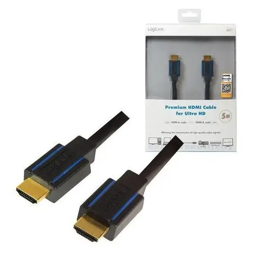 Kabel HDMI LogiLink CHB006 Premium Ultra HD 5m