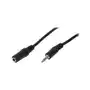 Kabel LogiLink Minijack 3.5 x2 - Minijack 3.5 x3 (wtyk-gniazdo) 5m Czarny (CA1055) Sklep on-line