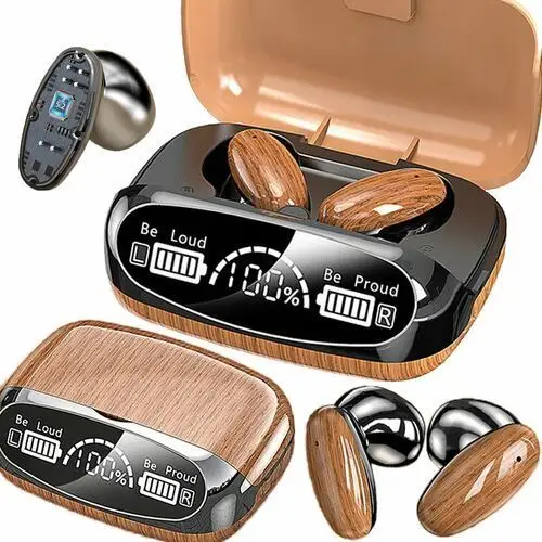 Słuchawki Bezprzewodowe Dotyk Drewniane Premium Drewno Lx-y8
