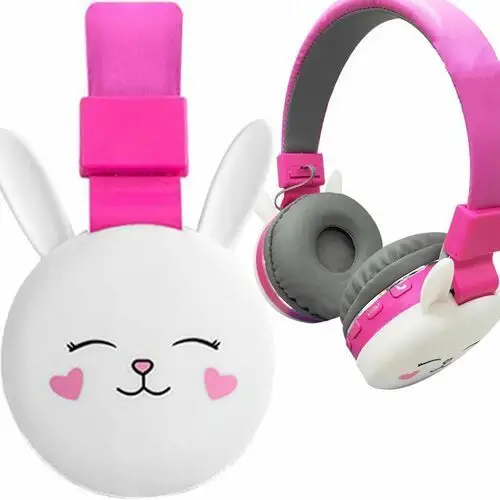 Logit Słuchawki na uszy dla dzieci bezprzewodowe bluetooth królik króliczek bunny ylfs-09bt