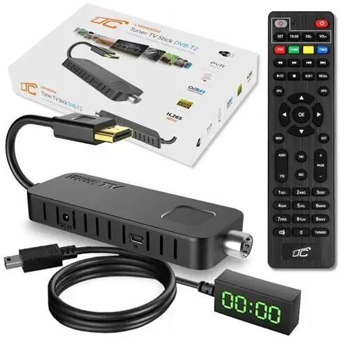 Dekoder tuner tv naziemna dvbt2 h.265 mini stick Ltc