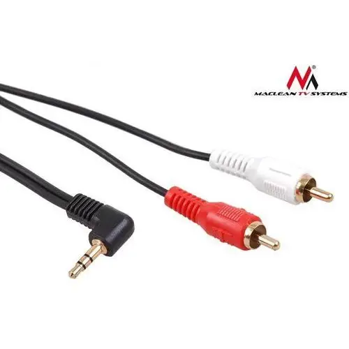 Maclean Kabel audio mctv-828 kątowy minijack 3,5mm