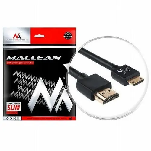 Maclean Kabel hdmi a-c mctv-712 hdmi 1.4 (m) - minihdmi 1.4 (m) ultra slim