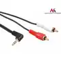 Kabel Maclean Minijack 3.5 - RCA (Cinch) x2 10m Czarny (MCTV-827) Sklep on-line