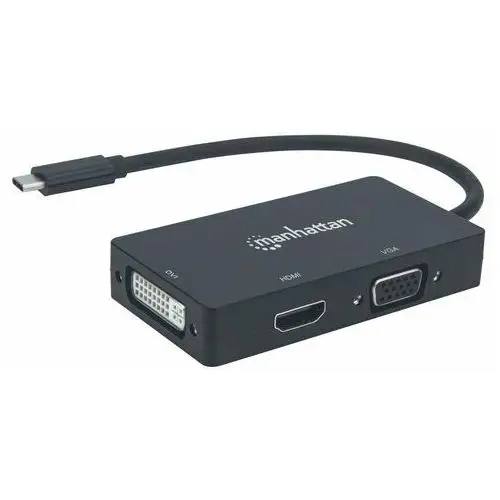 Manhattan Konwerter / Adapter USB-C 3.1 / HDMI/DVI/VGA MUTIPORT