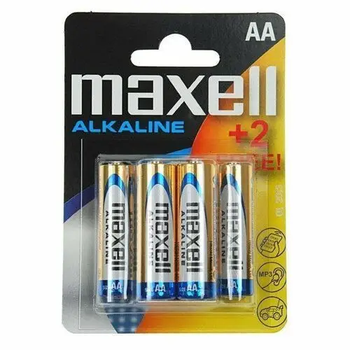 Maxell battery alkaline lr06/aa blister6 (4+2) 790230.04.eu