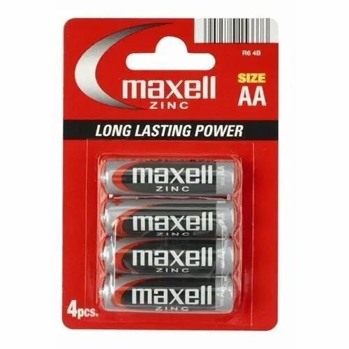 Maxell battery manganese/zinc r6/aa blister4 774405.04.eu