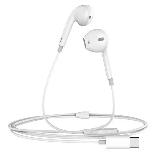 Mcdodo słuchawki przewodowe Element typ-C białe HP-6070