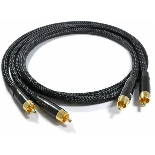 Kabel audio md2rd15 black edition, 2x rca, 1.5 m Melodika