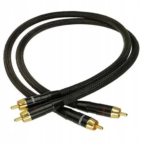 Melodika MD2R30 Oplot Nylonowy Para Kable 2x Rca 2 Rca Cinch Ofc 3m