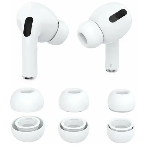 Mfc Ear tips silikonowe gumki wkładki douszne s/m/l do słuchawek apple airpods pro 1/2