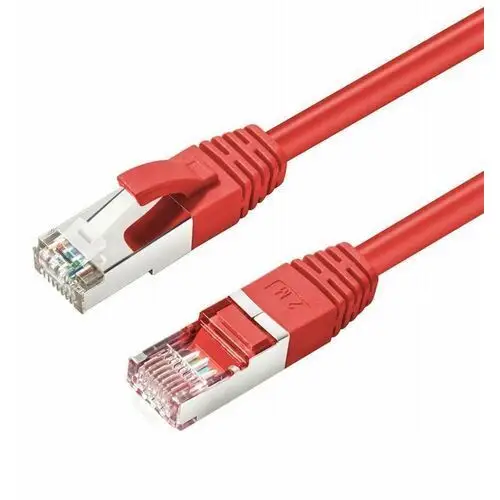Microconnect f/utp cat6 20m czerwony lszh