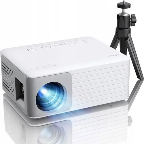 Mini projektor ze statywem Akiyo O1 Full Hd 1080p 2