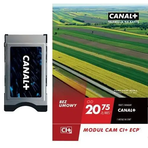 Moduł CI+ Cam Canal+ Telewizja na Kartę Tnk Hd Nc+ 1 msc Tv Bez Opłat Umowy