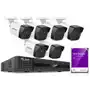 Monitoring Ip Zestaw 6 Kamer 4Mpx PoE Hikvision Rejestrator HiLook 8CH 4TB Sklep on-line