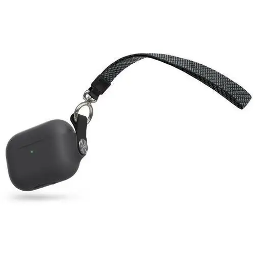 Moshi Pebbo Etui do słuchawek AirPods Pro z odpinanym paskiem na rękę (Shadow Black)