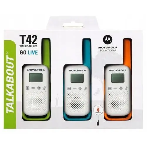 Motorola Krótkofalówki Tlkr T42 Trójpak 4 Km 3szt