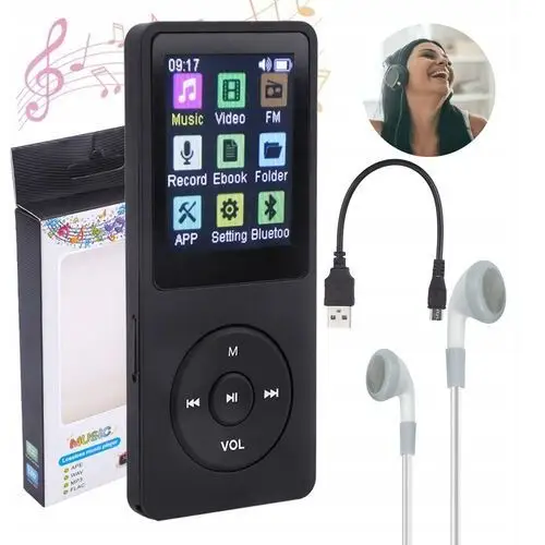 MP3 Player 16GB Bluetooth Tft Radio Amv 1,8 cala