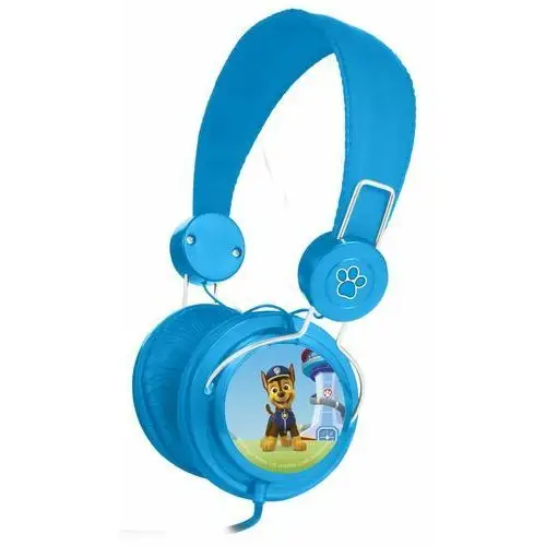 Słuchawki nauszne z mikrofonem Psi Patrol niebieskie Chase dla chłopca RMX-520312