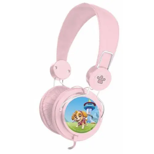 Słuchawki nauszne z mikrofonem Psi Patrol różowe Sky dla dziewczynki RMX-520312