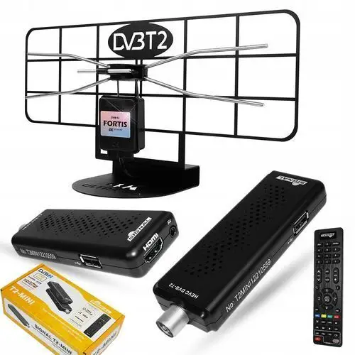 Najmocniejsza Antena Pokojowa DVB-T2 Dekoder Hevc