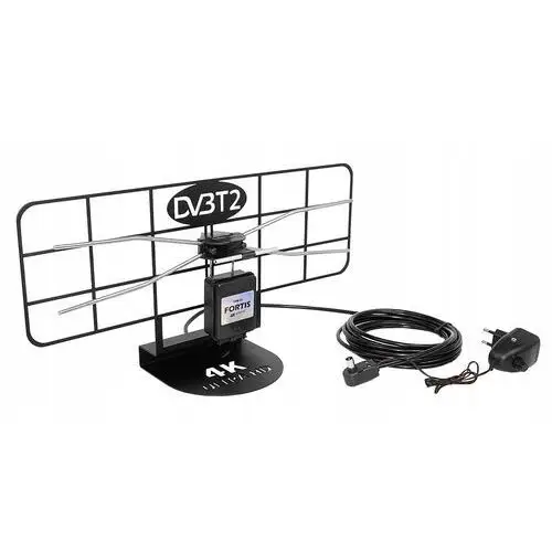 Najmocniejsza Antena Pokojowa DVB-T2 Fortis 4K 10m