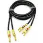 Nakamichi Kabel Głośnikowy 2x4mm banan widełki 10m Sklep on-line