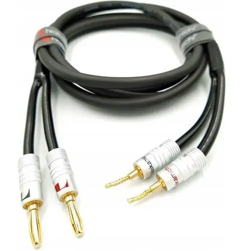 Nakamichi Kabel głośnikowy 2x4mm szpilka banany 2m