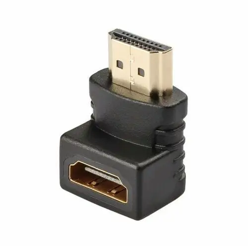 Adapter kątowy 90° stopni HDMI żeńskie - HDMI męskie